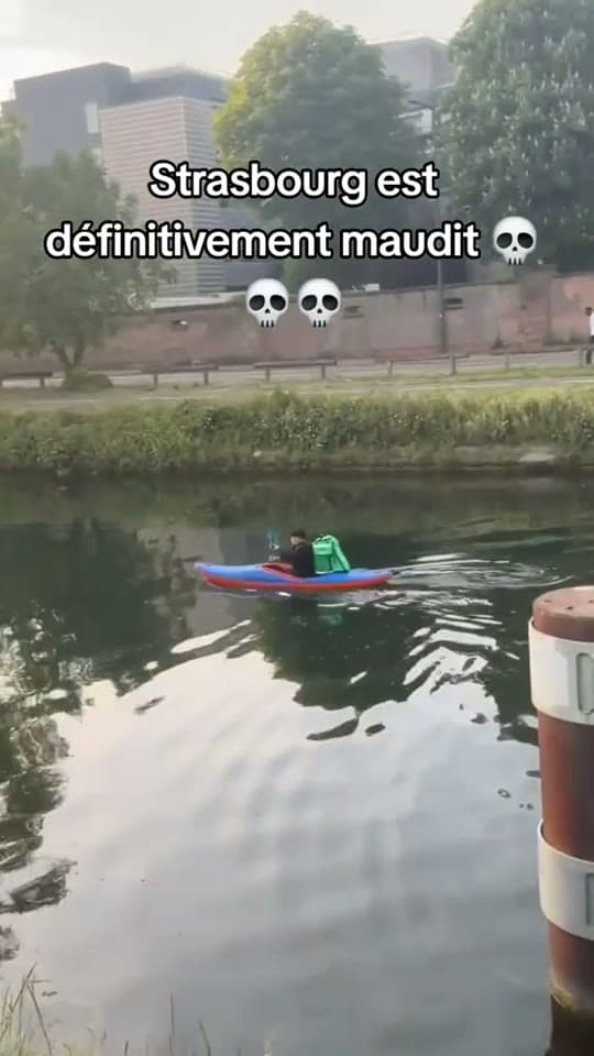 Le livreur en kayak qui a fait basculer Strasbourg